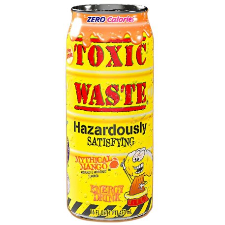 Toxic Waste Mythical Mango Zero Energy Drink 0,473l mangó energiaital