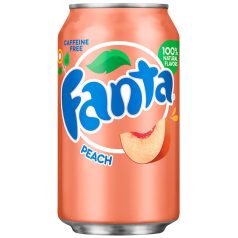   Fanta Peach USA koffeinmentes Őszibarack Szénsavas Üdítőital 0,355l