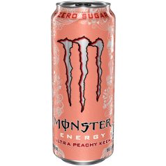   Monster Ultra Peachy Keen Cukormentes Energiaital 0,473l őszibarack