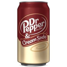 Dr Pepper Cream Soda Szénsavas Üdítőital 0,355l