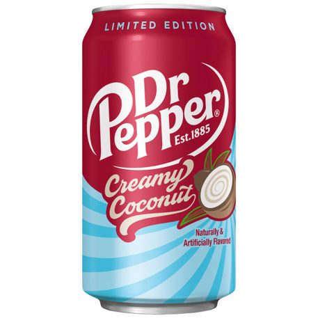 Dr Pepper USA Creamy Coconut Szénsavas Üdítőital 0,355l kókusz