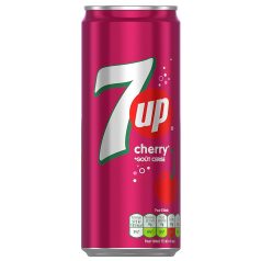   7Up Cherry Koffeinmentes Cseresznye ízű Szénsavas Üdítőital 0,33l