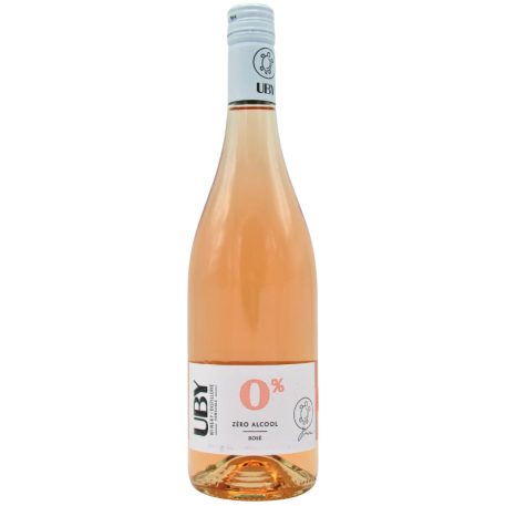 Uby Rose Zero Alcool (0%) 0,75l száraz alkoholmentes rozébor