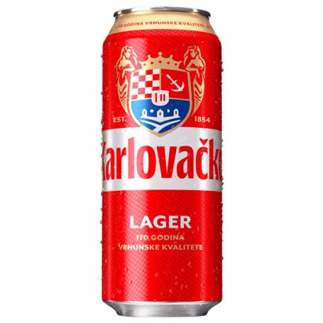 Karlovačko Sör (5%) 0,5l dobozos világos sör