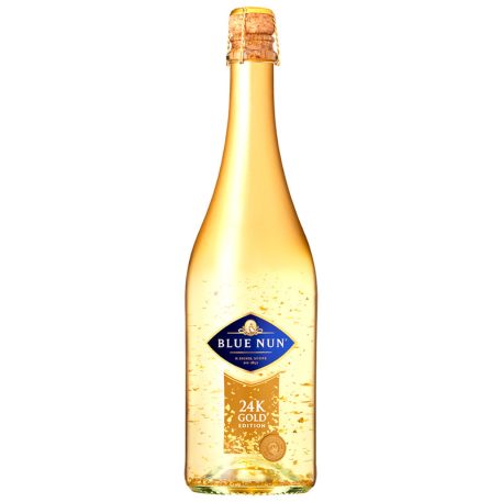 Blue Nun Gold Edition 24 karát aranylemezkés édes fehér pezsgő 0,75l (11%)