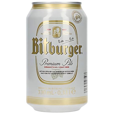 Bitburger Premium Pils (4,8%) 0,33l
