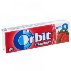   Wrigley's Orbit Strawberry cukormentes rágógumi 14g eperízű