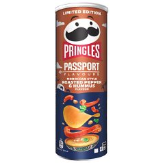   Pringles Passport Roasted Pepper & Hummus 165g sült paprika és hummusz