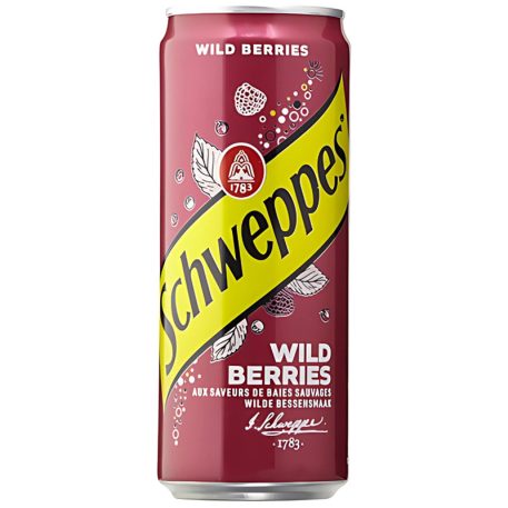 Schweppes Wild Berries 0,33l erdei gyümölcs