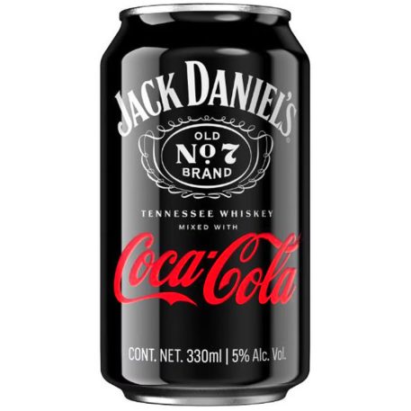 Jack & Coke - Jack Daniel's & Coca-Cola (5%) 0,33l