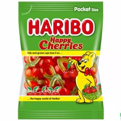 Haribo Happy Cherries 100g meggyfürt gumicukor