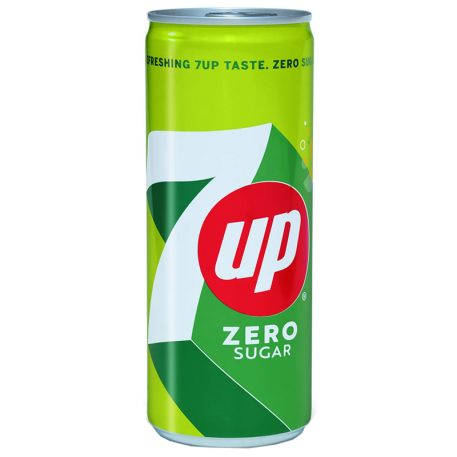 7Up Zero Cukormentes Szénsavas Üdítőital dobozos 0,33l