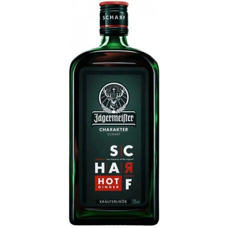 Jägermeister Scharf Gyógynövénylikőr 1l (33%) gyömbér