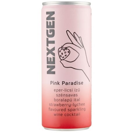 Nextgen Pink Paradise (7,2%) 0,25l borkoktél