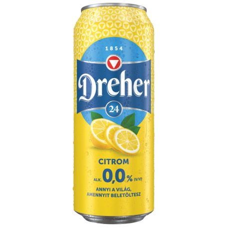 Dreher 24 Egzotikus Citrom Alkoholmentes Dobozos Sör 0,5l (0%)