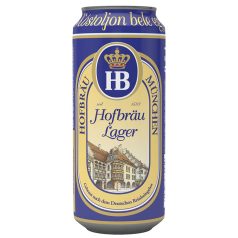 HB Hofbräu Lager Dobozos Sör (4%) 0,5l