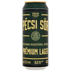 Pécsi Prémium Lager dobozos sör (5%) 0,5l