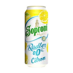 Soproni Radler Citrom Alkoholmentes Dobozos Sör 0,5l (0%)