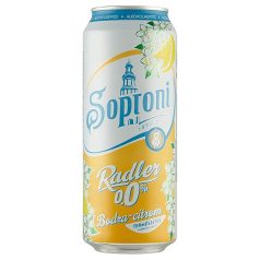   Soproni Radler Bodza-Citrom Alkoholmentes Dobozos Sör 0,5l (0%)