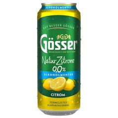   Gösser Natur Zitrone Citromos Alkoholmentes Dobozos Sör 0,5l (0%)