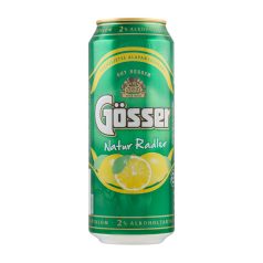 Gösser Natur Zitrone Citromos Dobozos Sör 0,5l (2%)