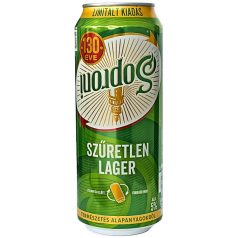 Soproni Szűretlen Lager Világos Sör (5%) 0,5l
