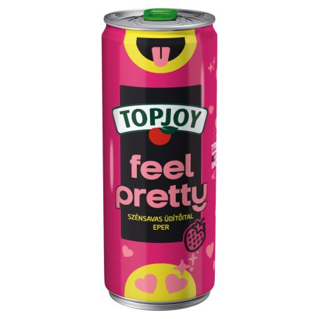 TopJoy Eper szénsavas üdítőital 0,33l dobozos