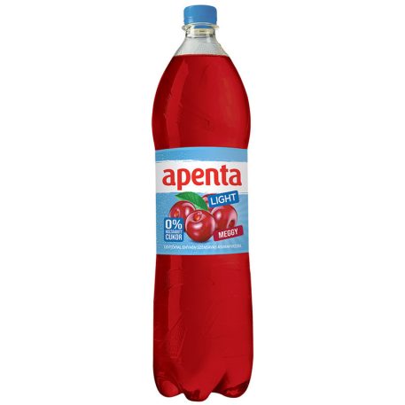 Apenta Light Meggy Üdítőital Természetes Ásványvízzel 1,5l