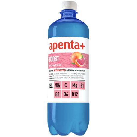 Apenta+ Boost Szénsavmentes Ital 0,75l pink grapefruit