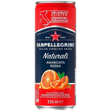 Sanpellegrino Aranciata Rossa szénsavas vérnarancs 0,33l