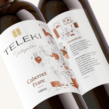 Teleki Válogatás Villányi Cabernet Franc száraz vörösbor (14,5%) 0,75l