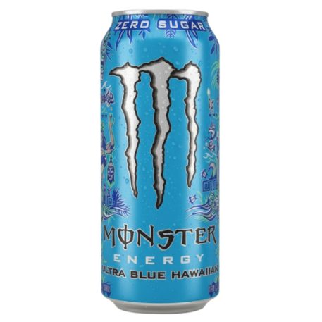 Monster Energy Ultra Blue Hawaiian Zero 0,5l trópusi gyümölcs