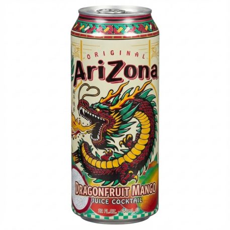AriZona Dragonfruit Mango 0,65l sárkánygyümölcs és mangó gyümölcsital