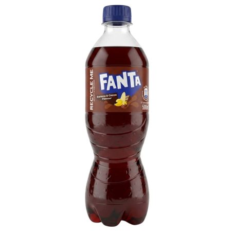 Fanta Banana Chocolate Szénsavas Üdítőital 0,5l banános csokoládés