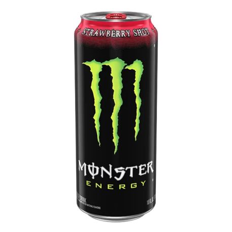 Monster Energy Strawberry Shot 0,473l eper