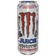   Monster Juice Strawberry Lemonade USA 0,473l eper és limonádé