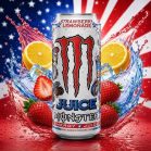 Monster Juice Strawberry Lemonade USA 0,473l eper és limonádé