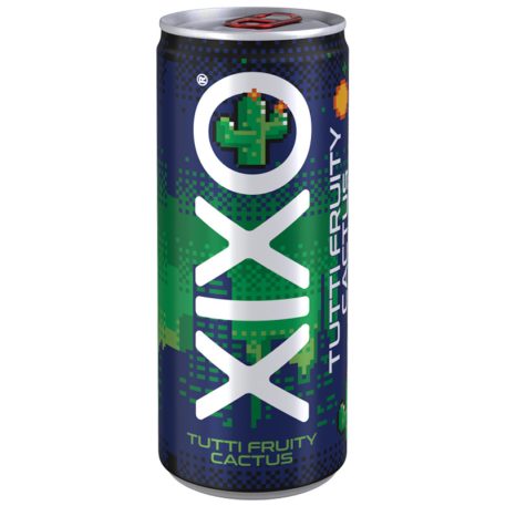 Xixo Tutti Fruity Cactus szénsavas dobozos üdítőital 0,25l kaktuszgyümölcs