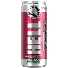   Hell Zero Strawberry Lime Cukormentes Energiaital 0,25l eper lime