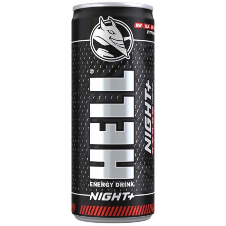 Hell Night+ Energiaital 0,25l tutti-frutti