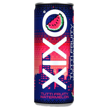 Xixo Tutti Fruity Watermelon szénsavas dobozos üdítőital 0,25l görögdinnye