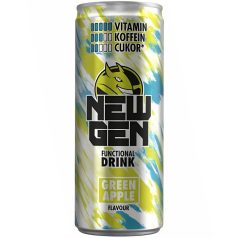   Hell New Gen Green Apple szénsavas koffeines ital 0,25l zöldalma