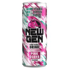   Hell New Gen Pink Guava szénsavas koffeines ital 0,25l guava
