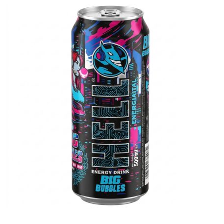 Hell Big Bubbles Energiaital 0,5l bubble gum