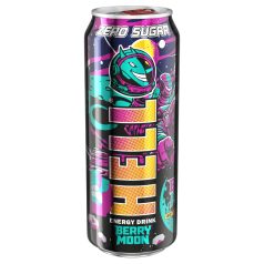   Hell Zero Berry Moon Energiaital 0,5l epres-citromos cukormentes