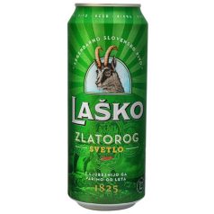 Lasko Zlatorog Svetlo (4,9%) 0,5l dobozos világos sör