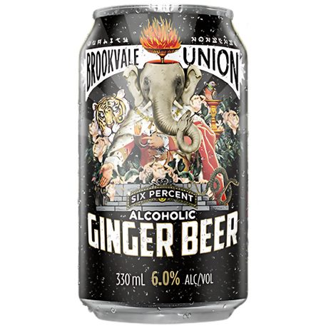 Brookvale Union Six Percent Ginger Beer (6%) 0,33l gyömbérsör