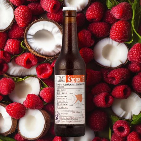 Szent András Teszt András Kappa. 13 (pastry ale málnával és kókusszal) (6%) 0,33l