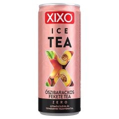 Xixo Zero Őszibarack ízű fekete tea 0,25l