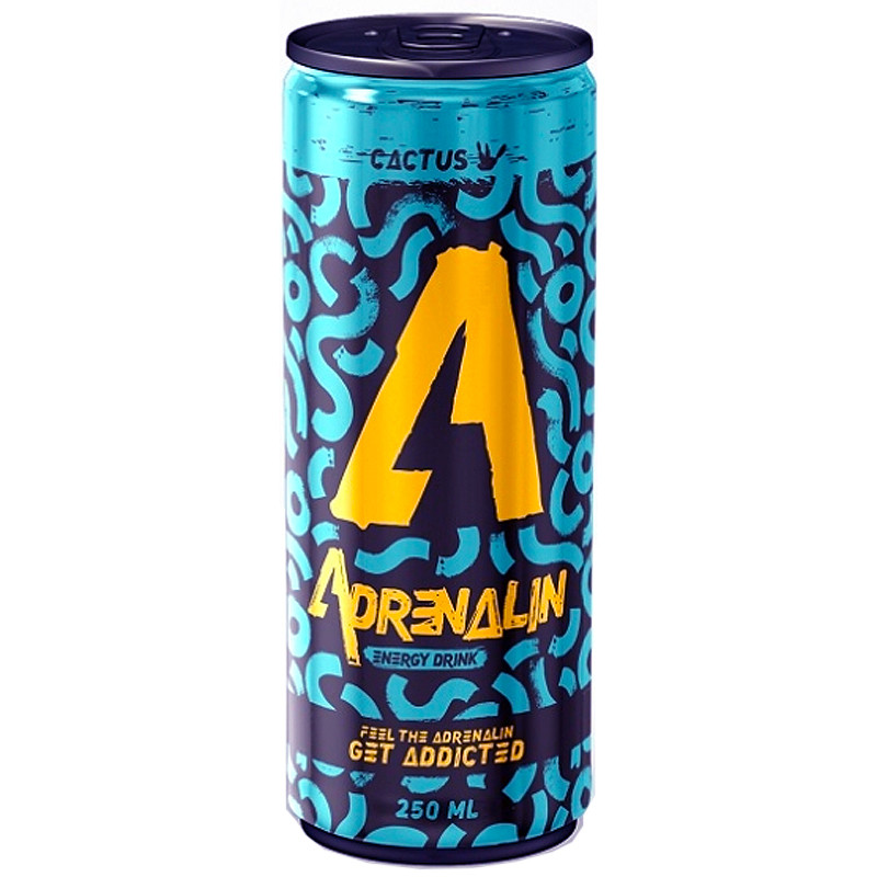 Adrenalin Energy Drink Cactus Energiaital 0,25l - Szomjasfutar.hu
